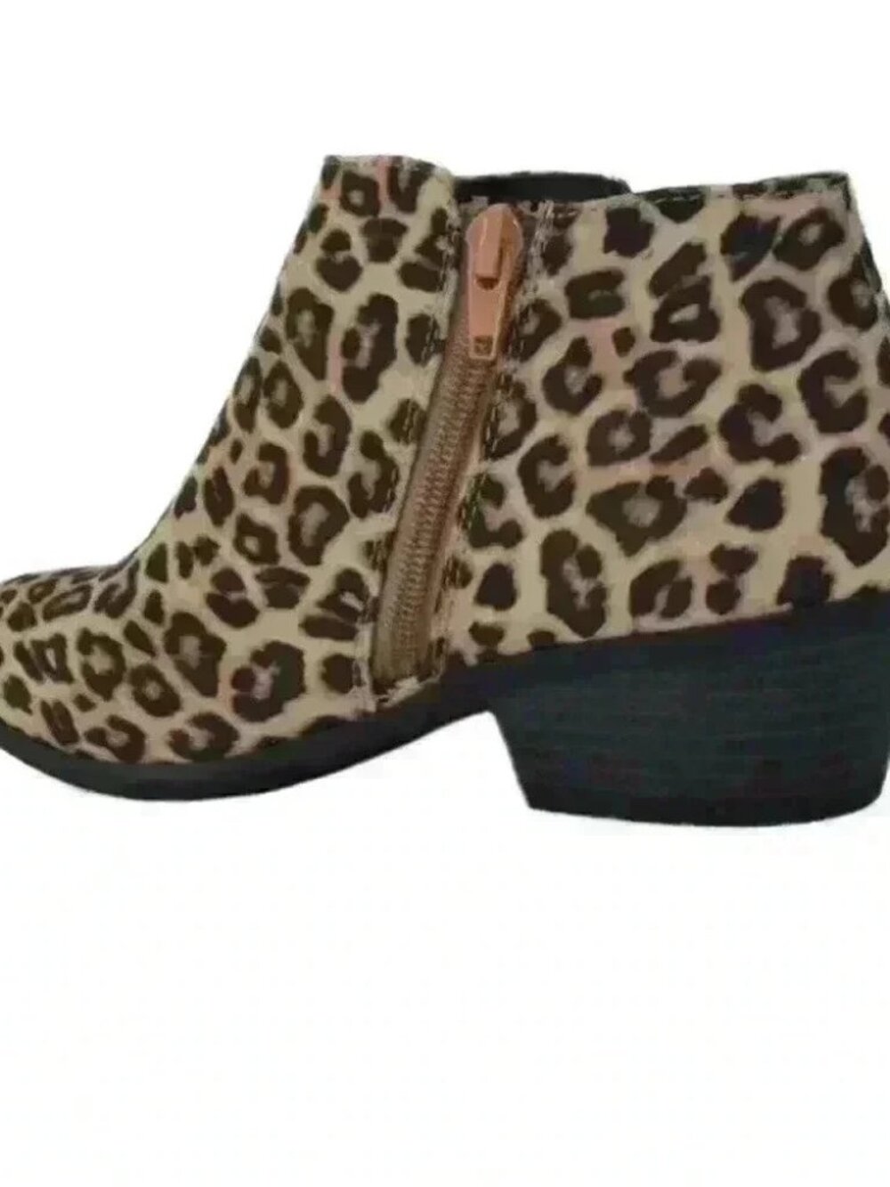 Soda Women's Round Toe Western Ankle Bootie Cheeta Print Booties